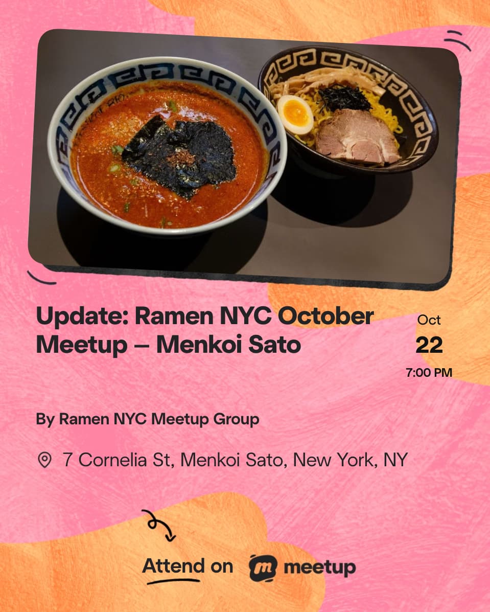 Ramen NYC event flyer 1