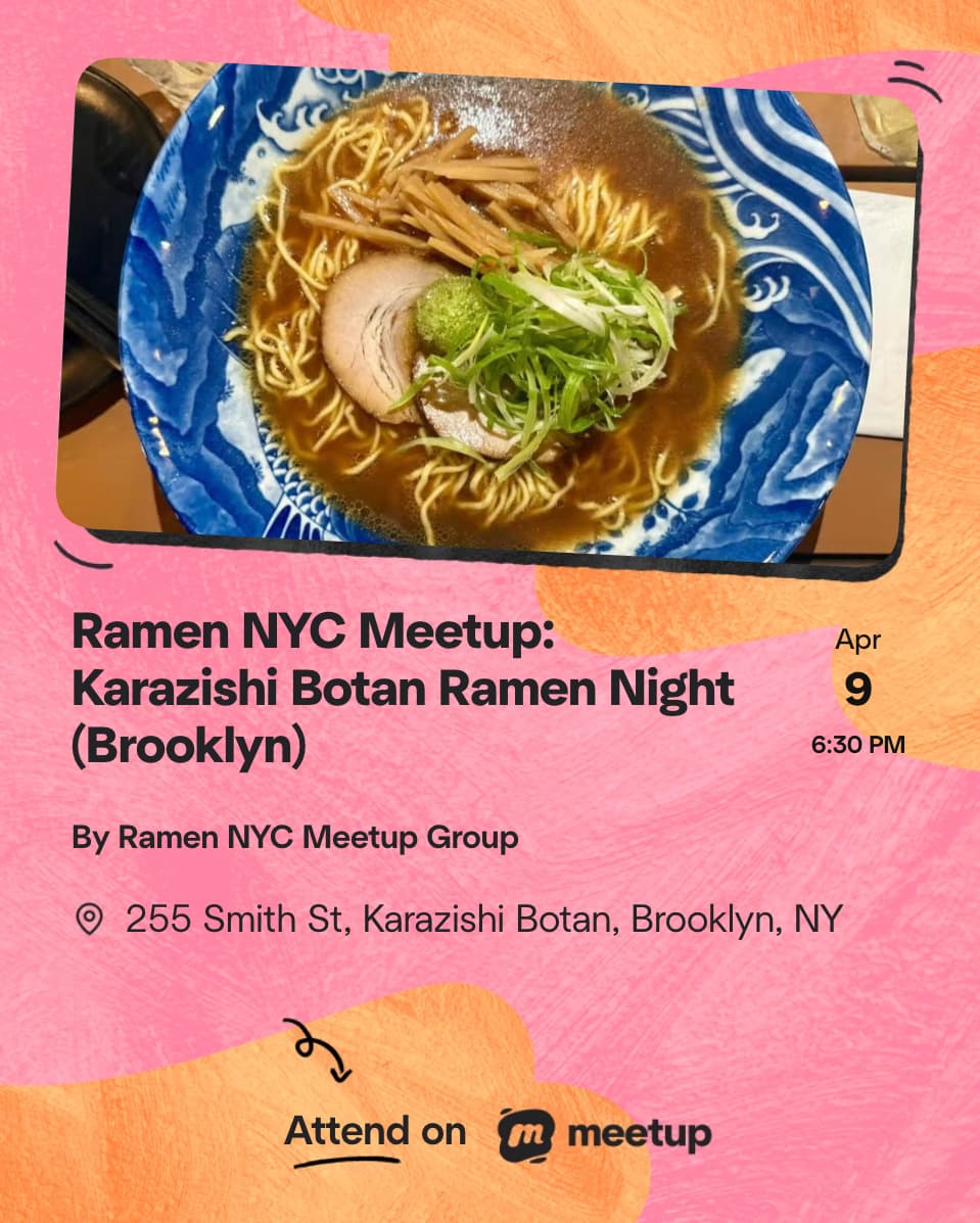 Ramen NYC event flyer 6
