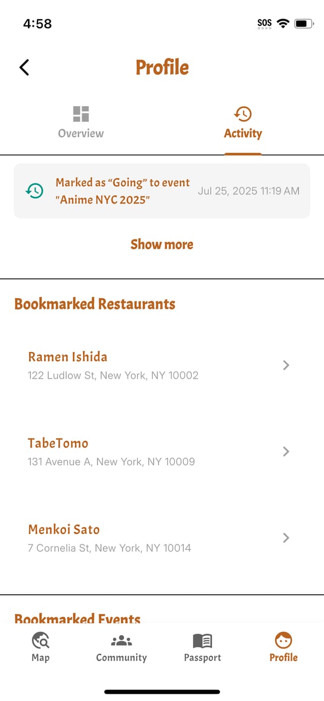 Bookmarks