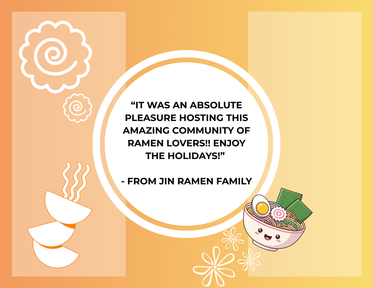 Jin Ramen partnership quote card