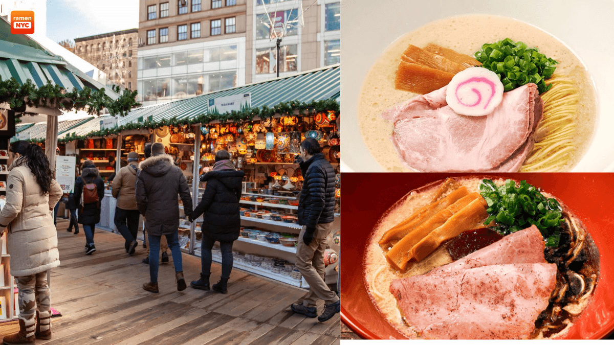 🎄 Ippudo Ramen & Holiday Market Stroll 🍜
