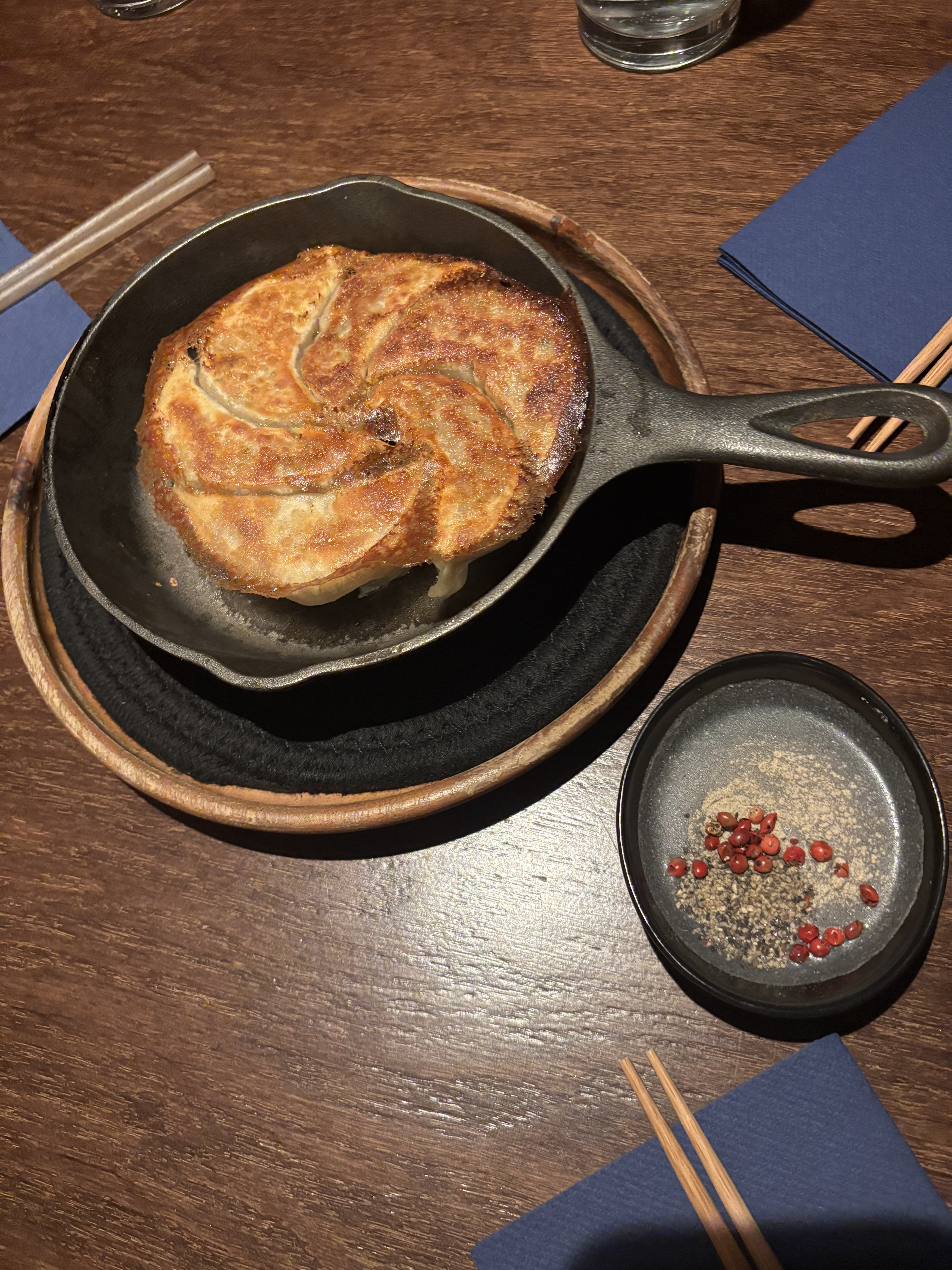 Ippudo V Gyoza vegan appetizer at Gogyo Gramercy