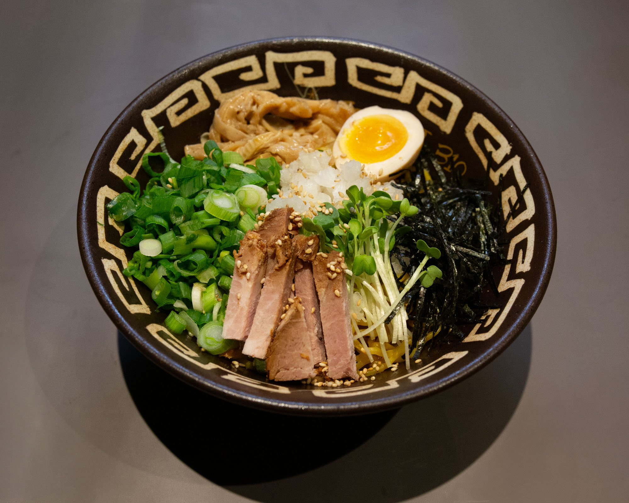 Abura soba from Menkoi Sao menu