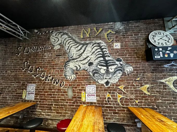 Wall painting at Menkoi Sao in New York City