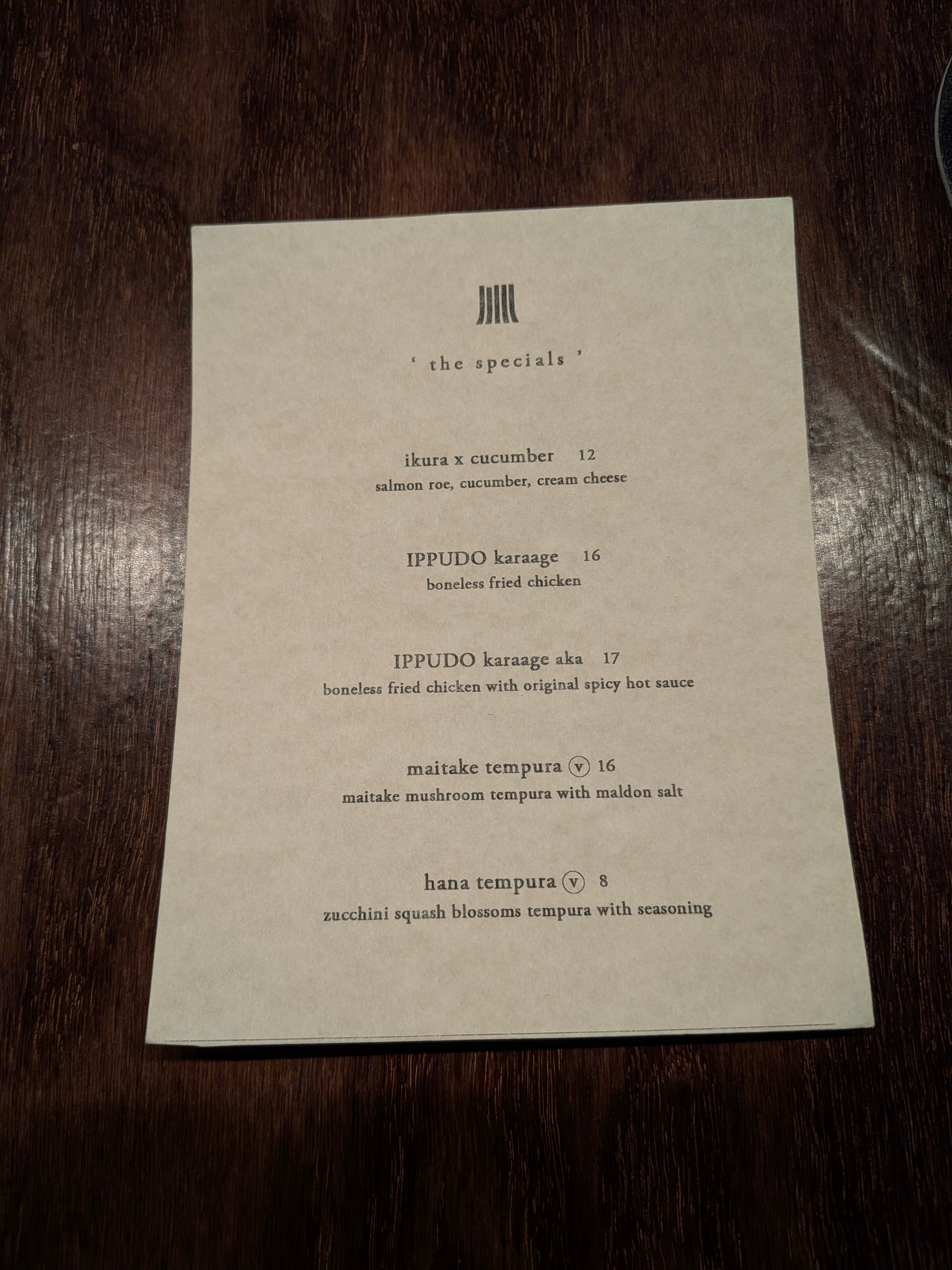 Gogyo appetizer menu additions