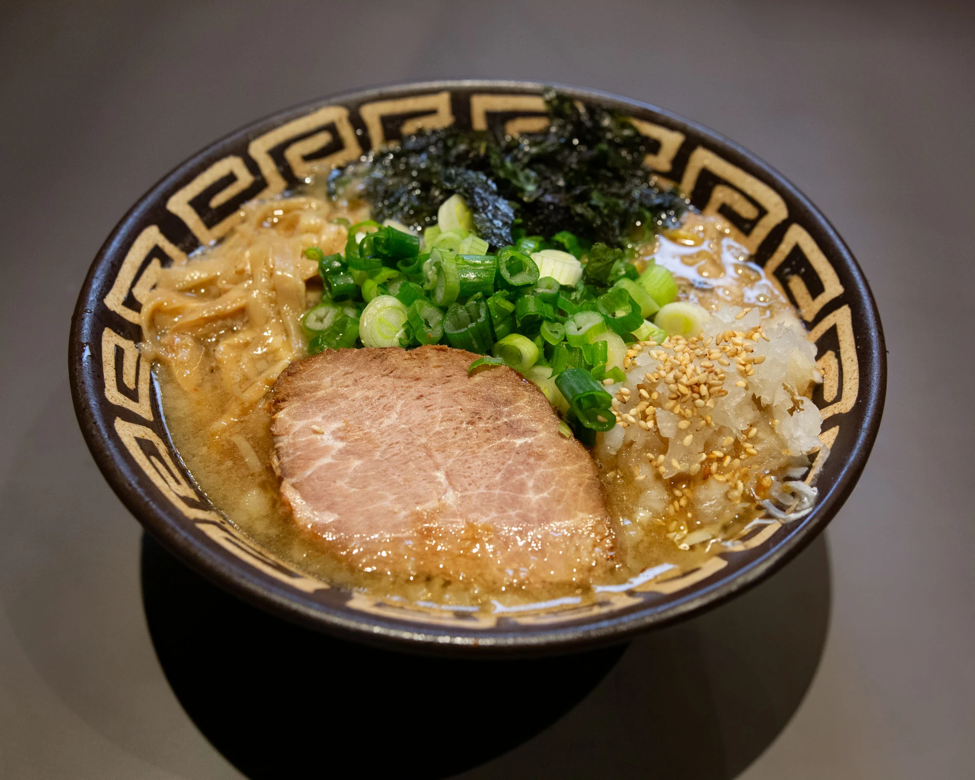 Classic shoyu-style ramen at Menkoi Sao