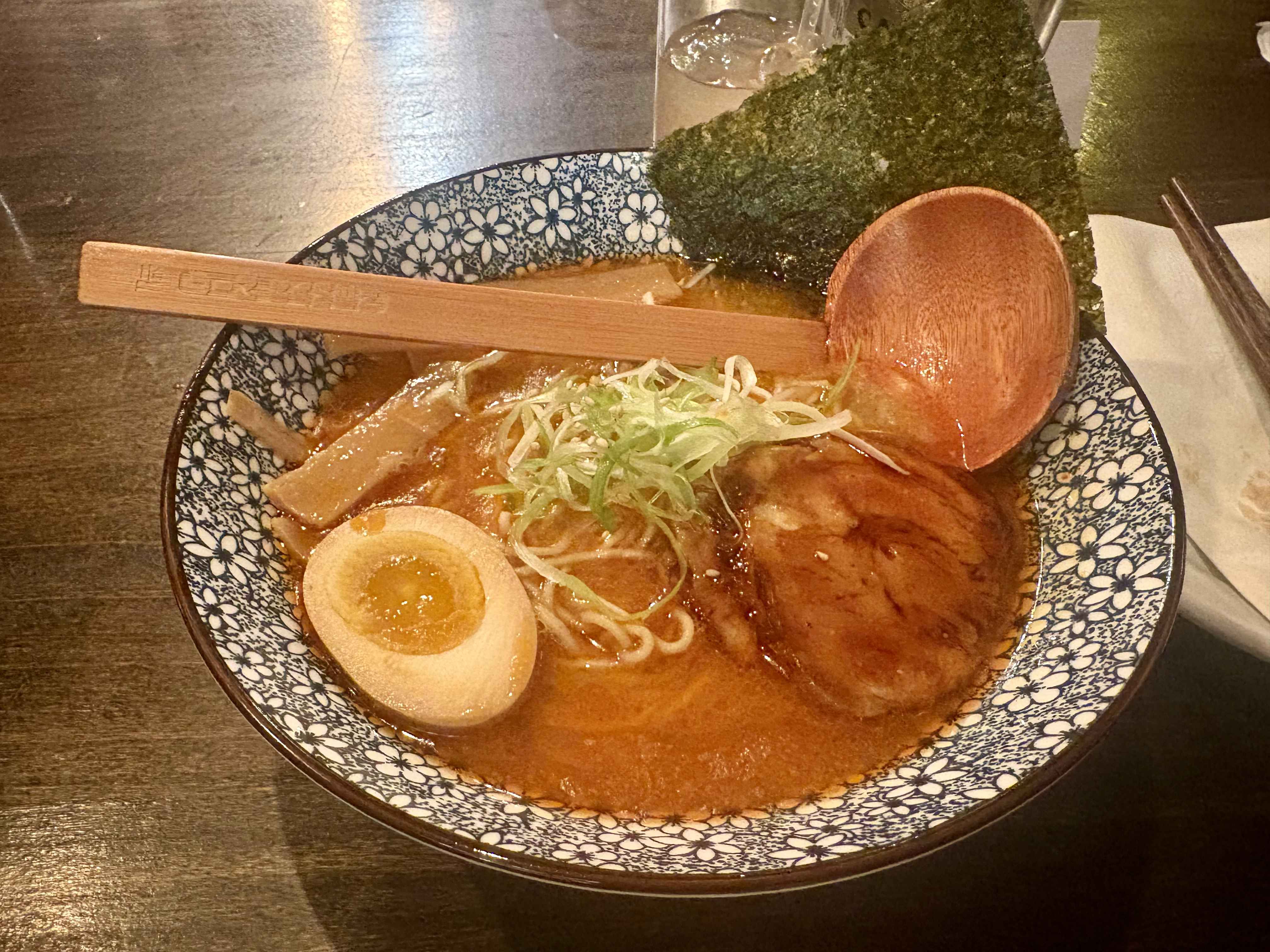 Yuzu lemonade and shared dishes at Jin Ramen